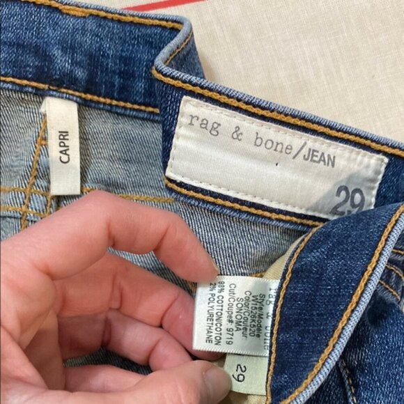 Rag & Bone Capri Ankle Jeans in sonoma size 29 - Picture 10 of 12